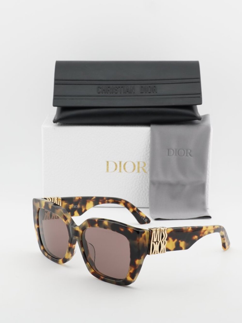 Dior MISSDIOR S2F 26D0 Square Sunglasses - Havana / Bordeaux - Picture 1 of 11